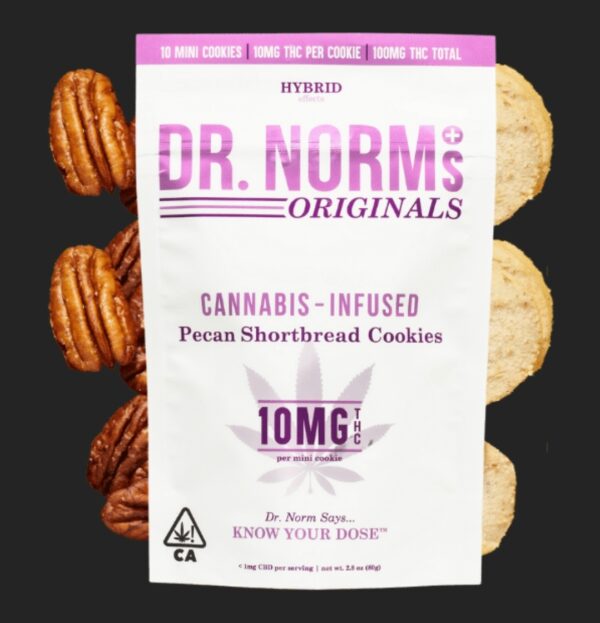 DR. NORM LOW DOSE Hybrid Effects PECAN SHORTBREAD COOKIES