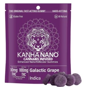 KANHA | NANO | Galactic Grape | Indica | 100mg THC | 10-pack