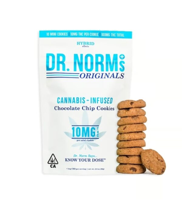 Dr. Norms Chacholate chip cookies cannabis-Infused 10MG