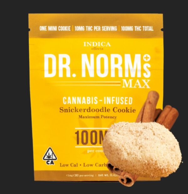 DR NORM Cannabis infused cookies 100mg INDICA