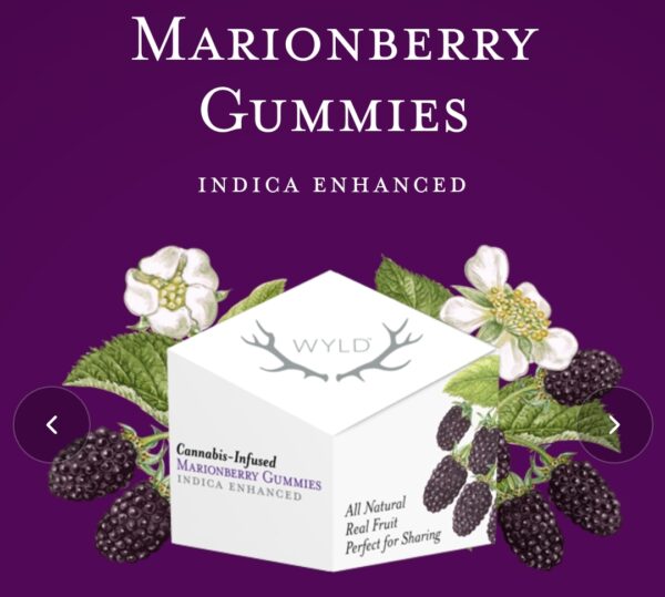 Marionberry Cannibus infused 100mg 10pc. - Indica