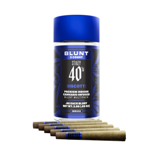 STIIIZY BISCOTTI - .5G 40's Infused  BLUNTS Preroll Pack